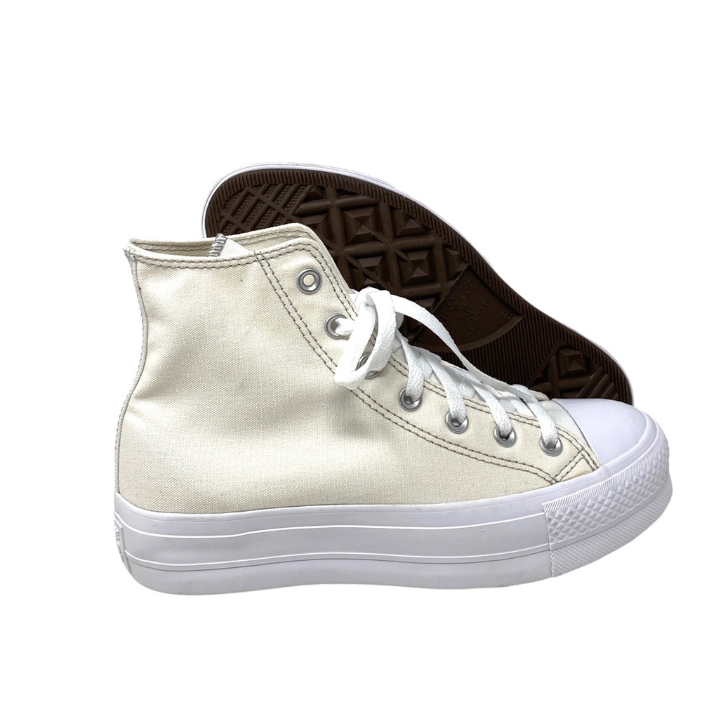 Converse Chuck Taylor Platform High Canvas White Women's Custom 569005C-WHTOFWT - Picture 6 of 10